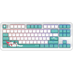 Клавиатура Red Square Alumix TKL Classic Kitsune RSQ-20052 (белый, g3ms Aquamarine)