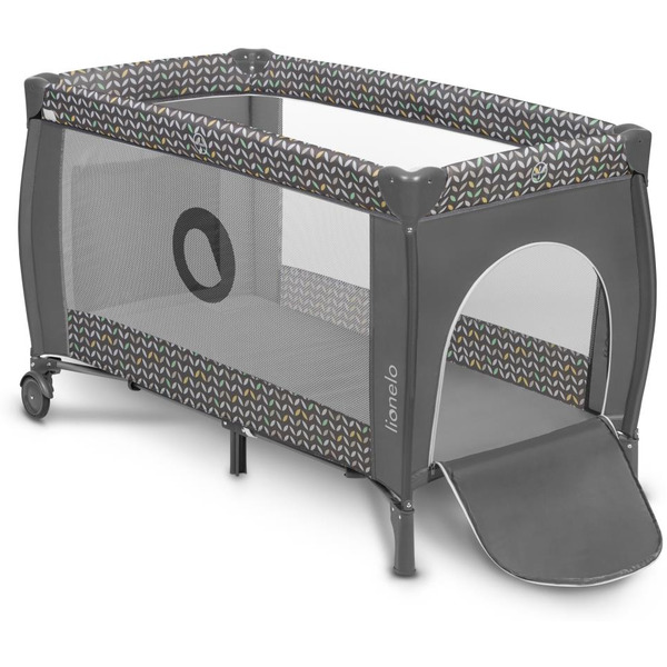 Кровать-манеж Lionelo Sven Plus (Grey Scandi)