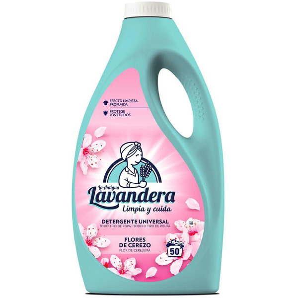 Гель для стирки LA ANTIGUE LAVANDERA Flores De Cereso (50 стирок) 2,5 л