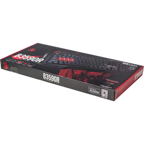 Клавиатура A4Tech Bloody B3590R (черный/серый)