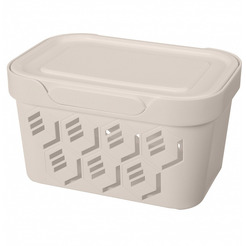 Ящик для хранения Бытпласт Econova Deluxe 1.9 л 433233534 (светло-бежевый)