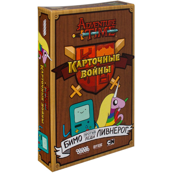 Настольная игра Hobby World Время приключений: Карточные войны. Бимо против леди Ливнерог