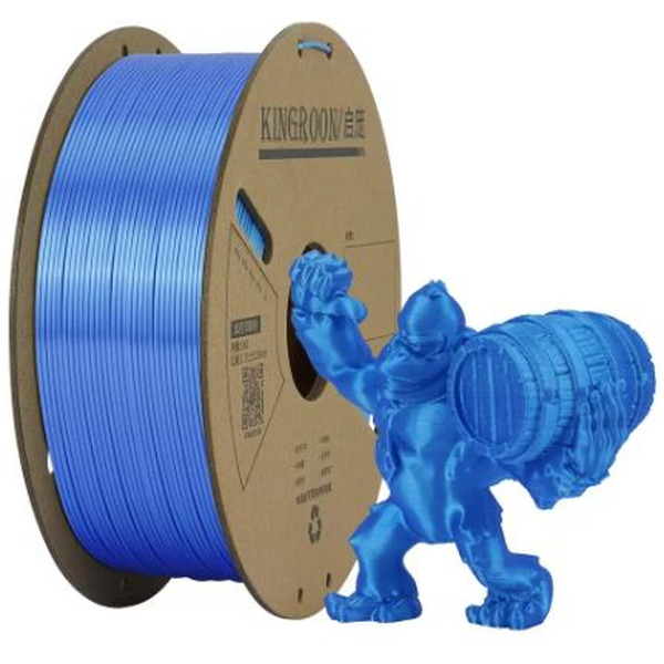 Пластик Kingroon PLA Silk 1.75мм NSC007 (1кг, Blue)