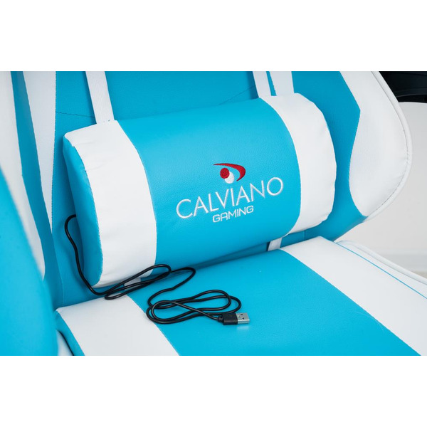Кресло игровое Calviano 1583 (голубой)