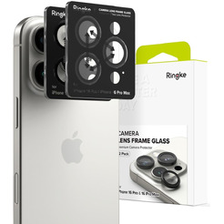 Защитное стекло RINGKE CAMERA FRAME PROTECTOR для IPHONE 16 PRO / 16 PRO MAX BLACK (2шт)