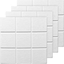 Когтеточка UG Home Самоклеящаяся фетровая ФП.4-БЛ (30x30см, 4шт, белый)