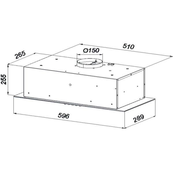 Кухонная вытяжка Konigin Awe Black 60