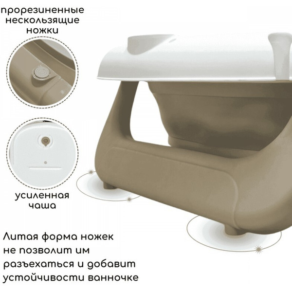 Ванночка детская складная Bubago Felice BG 149-2 Brown