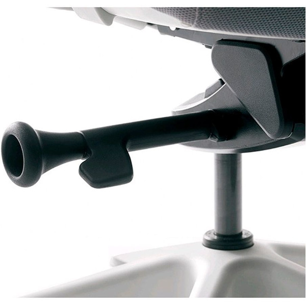 Кресло BESTUHL J1 (белая рама, спинка-сетка, сиденье-ткань, крест.-пластик, серый)