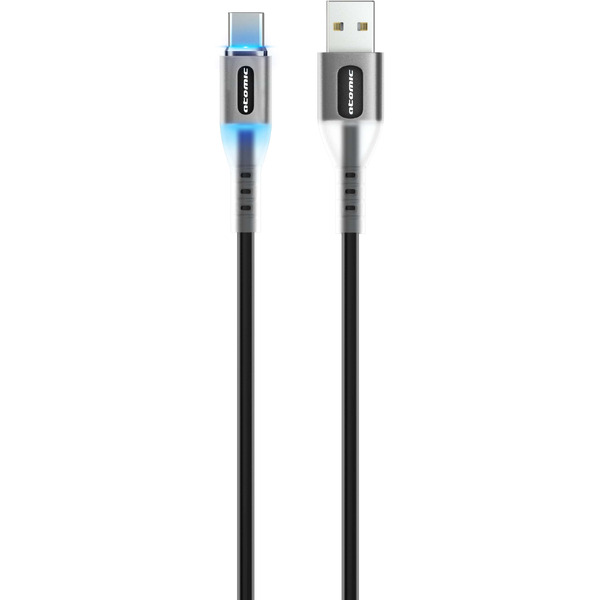 Кабель ATOMIC LEDIT USB-A - USB-C 30.368 (черный)