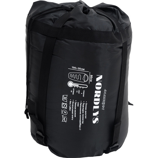 Спальный мешок Acamper Nordlys (красный/черный)