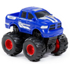 Автомобиль инерционный Полесье "Монстр ВНЕДОРОЖНИК" - "Пикап" (синий) 24569