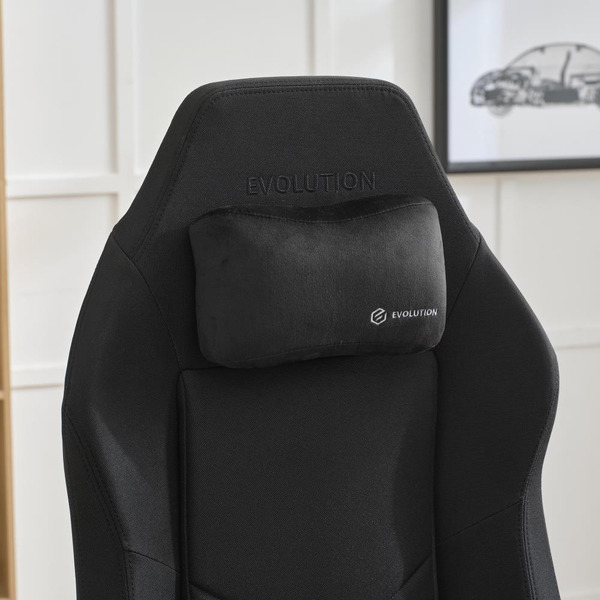 Игровое кресло EVOLUTION TITAN FABRIC Black