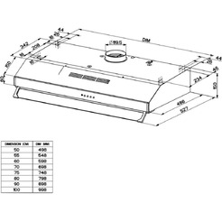 Вытяжка Faber 741 PB W A60 300.0557.513
