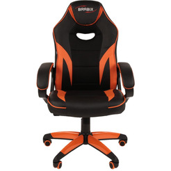 Кресло Brabix GM-161 (черный/оранжевый)