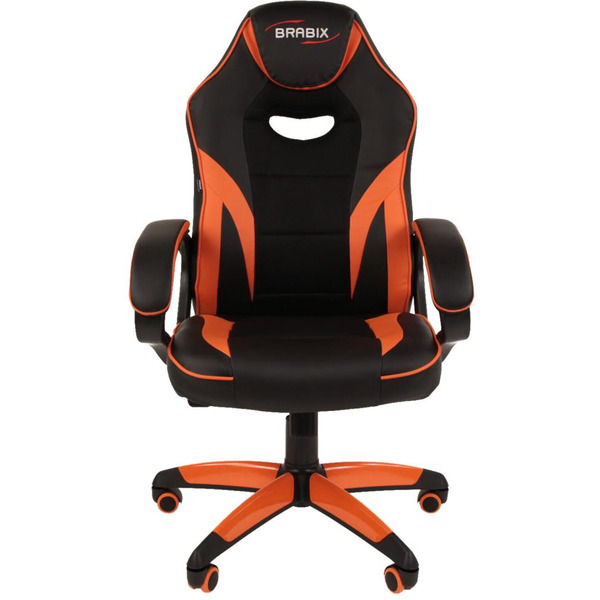 Кресло Brabix GM-161 (черный/оранжевый)