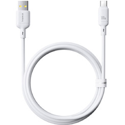 Кабель Baseus Silky Fast Charging Data Cable USB Type-A - USB Type-C 3A (2 м, белый)
