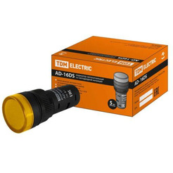 Лампа сигнальная TDM AD-16DS(LED) 12В AC/DC SQ0702-0052