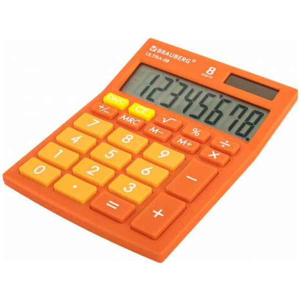 Калькулятор BRAUBERG Ultra-08-RG (250511)