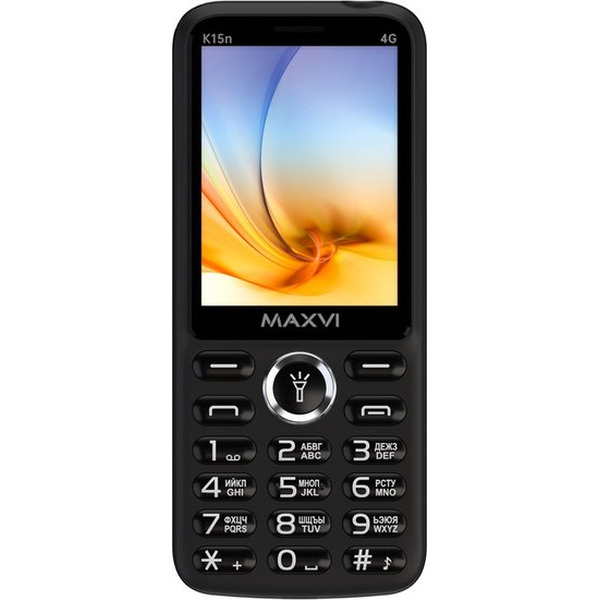 Кнопочный телефон Maxvi K15n 4G (черный)