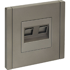 Розетка компьютерная IEK Forte&Piano FP-K20-1-K46