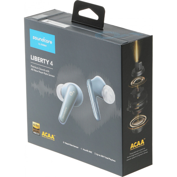 Наушники беспроводные SOUNDCORE Liberty 4 A3953 (синий)