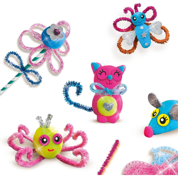 Тесто для лепки SES Creative Блестящий мир 00417