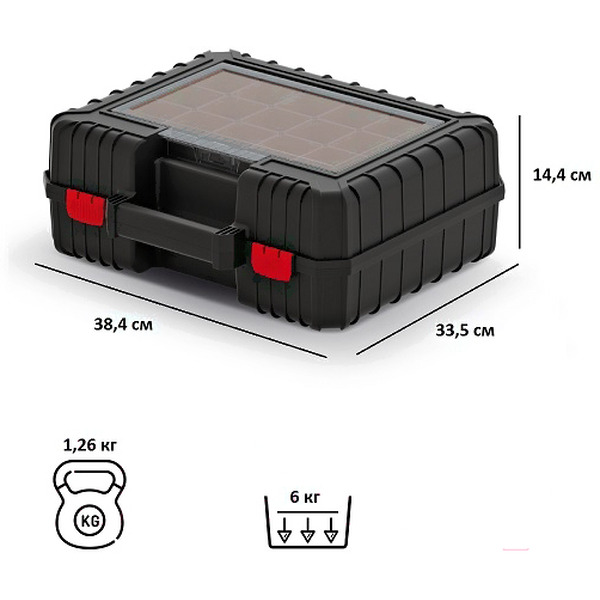 Ящик для инструментов Kistenberg Heavy Tool Case 40 KHV40B-S411