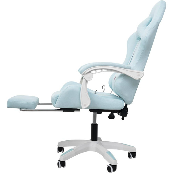 Вибромассажное кресло Calviano 1584 (голубая ткань)