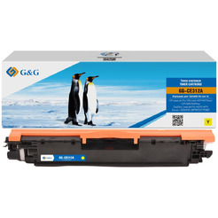 Картридж лазерный G&G GG-CE312A CE312A желтый (1000стр.) для HP LaserJet Pro MFP M175nw/CP1025/1025nw/M275 MFP, LBP7010/7018C Canon