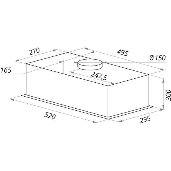 Кухонная вытяжка Maunfeld Crosby Flat 52 (нержавеющая сталь)