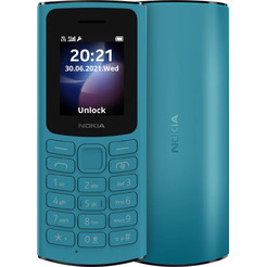 Мобильный телефон Nokia 105 Dual sim голубой (TA-1557)