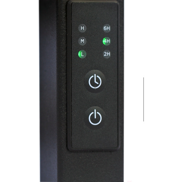 Полотенцесушитель Granula Гамма Квадро 50x80 (терморегулятор, черный матовый)