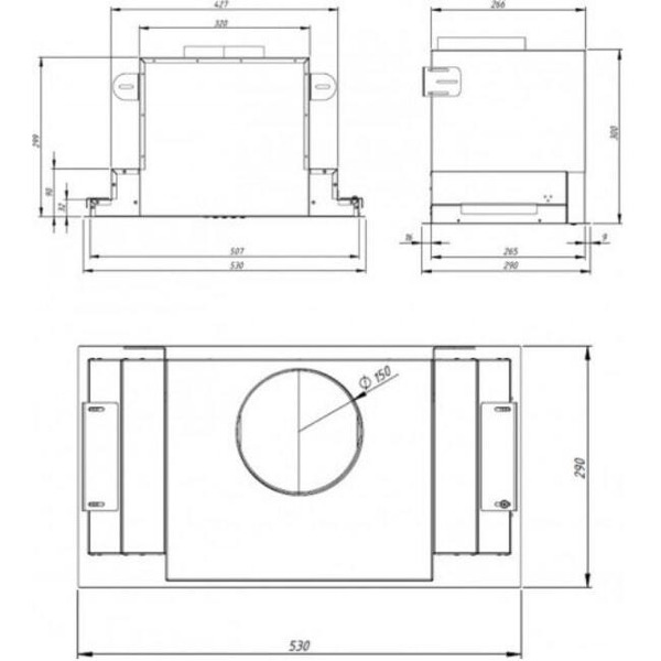 Вытяжка Akpo Neva Glass II 60 wk-10 (белый/нержавеющая сталь)