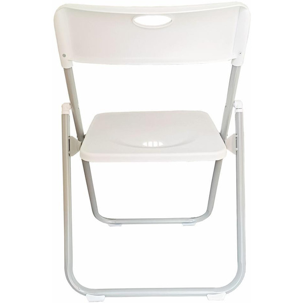 Стул складной BRABIX Golf Lite CF-017 (серебристый каркас, пластик белый) 532896