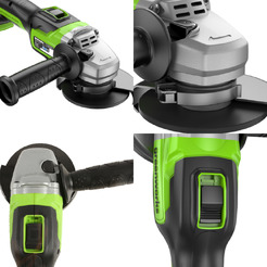 Угловая шлифмашина Greenworks GD24AG 3200207 (без АКБ и ЗУ)