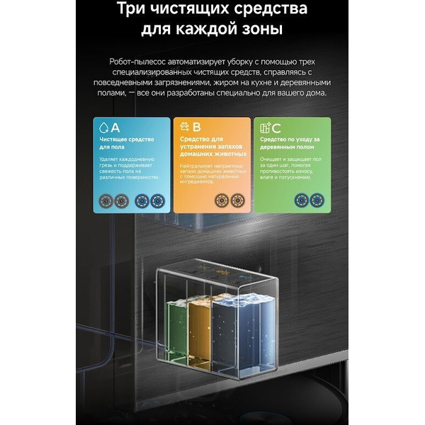 Робот-пылесос Dreame Robot Vacuum X60 Pro Ultra MatriX Black RLM92DE