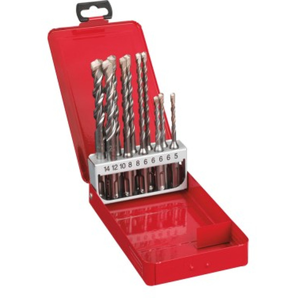 Набор буров MILWAUKEE M2 SDS-plus 10 шт (4932352340)