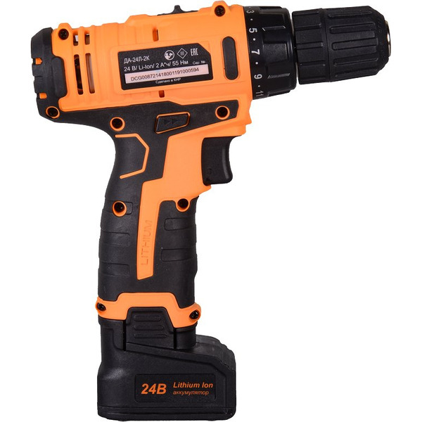 Дрель-шуруповерт Вихрь ДА-24Л-2К (72/14/18)