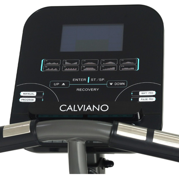 Эллиптический программируемый тренажер Calviano Extra серый
