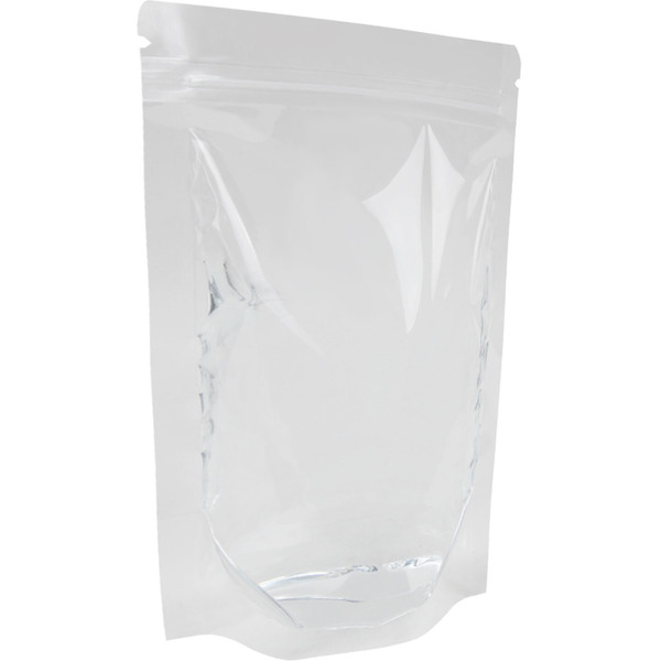 Пакет Дой-Пак с замком BRAUBERG 700700 (прозрачный, 200 х 300 + 50 мм, 100 штук 70 мкм)