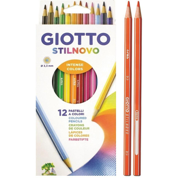 Карандаши FILA GIOTTO STILNOVO AST, 12 цв, арт. 256500