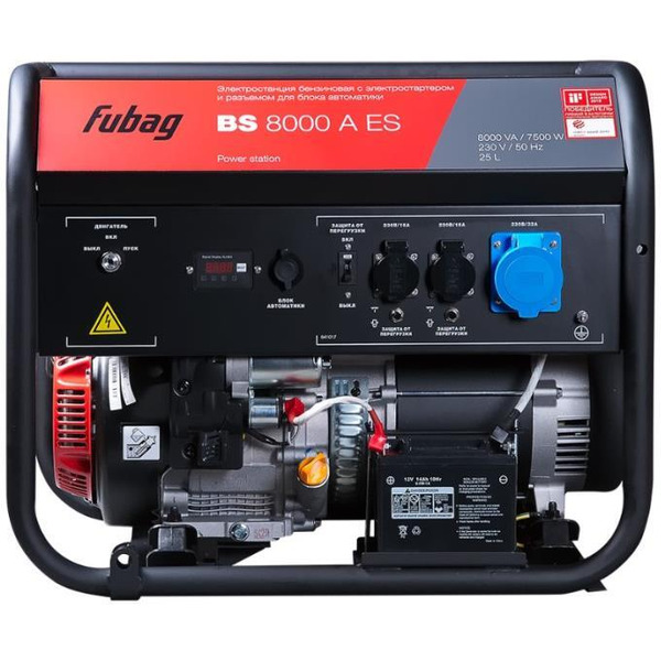 Генератор бензиновый FUBAG BS 8000 A ES