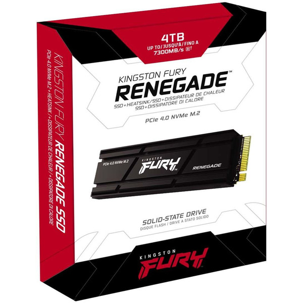 SSD Kingston Fury Renegade 4TB SFYRDK/4000G с радиатором
