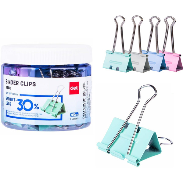 Зажим для бумаг Deli E8555A