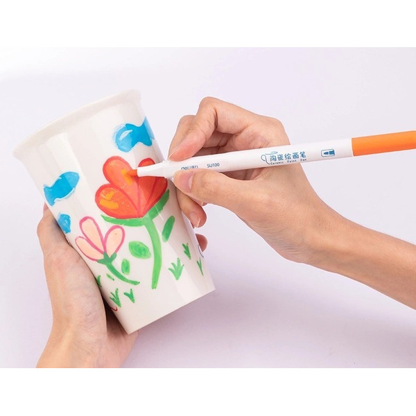 Фломастеры для керамики Deli SU100