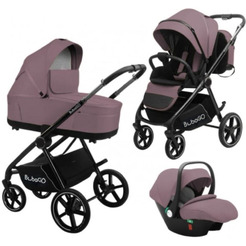 Универсальная коляска Bubago Niveta BG 192-4 (3 в 1, лиловый)