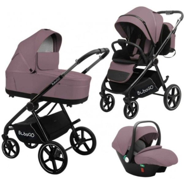 Универсальная коляска Bubago Niveta BG 192-4 (3 в 1, лиловый)