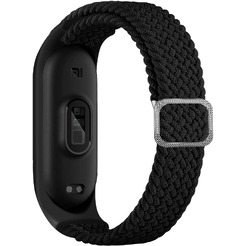 Ремешок Bingo Braided для Xiaomi Mi Band 3/4/5/6 Черный