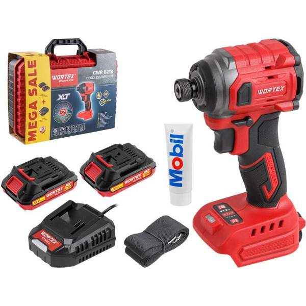 Аккумуляторный ударный винтоверт WORTEX CWR 0218 XLT (2x2 А*ч)